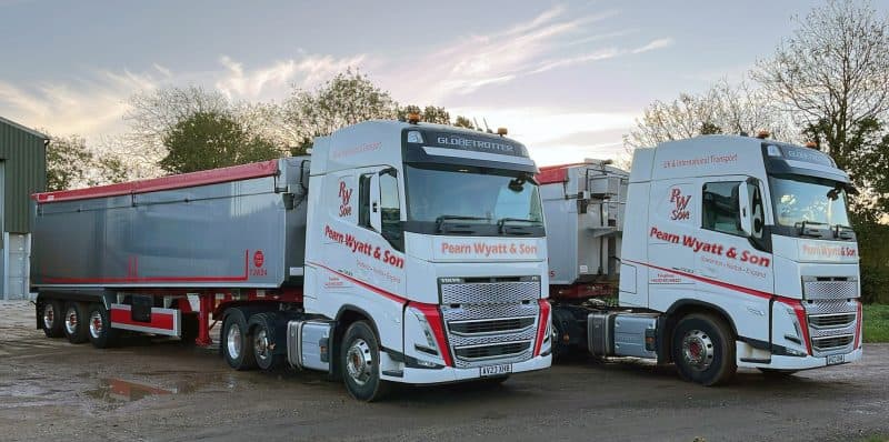 Norfolk Haulier Extends Longstanding Relationship With Fruehauf After Buying New Tippers