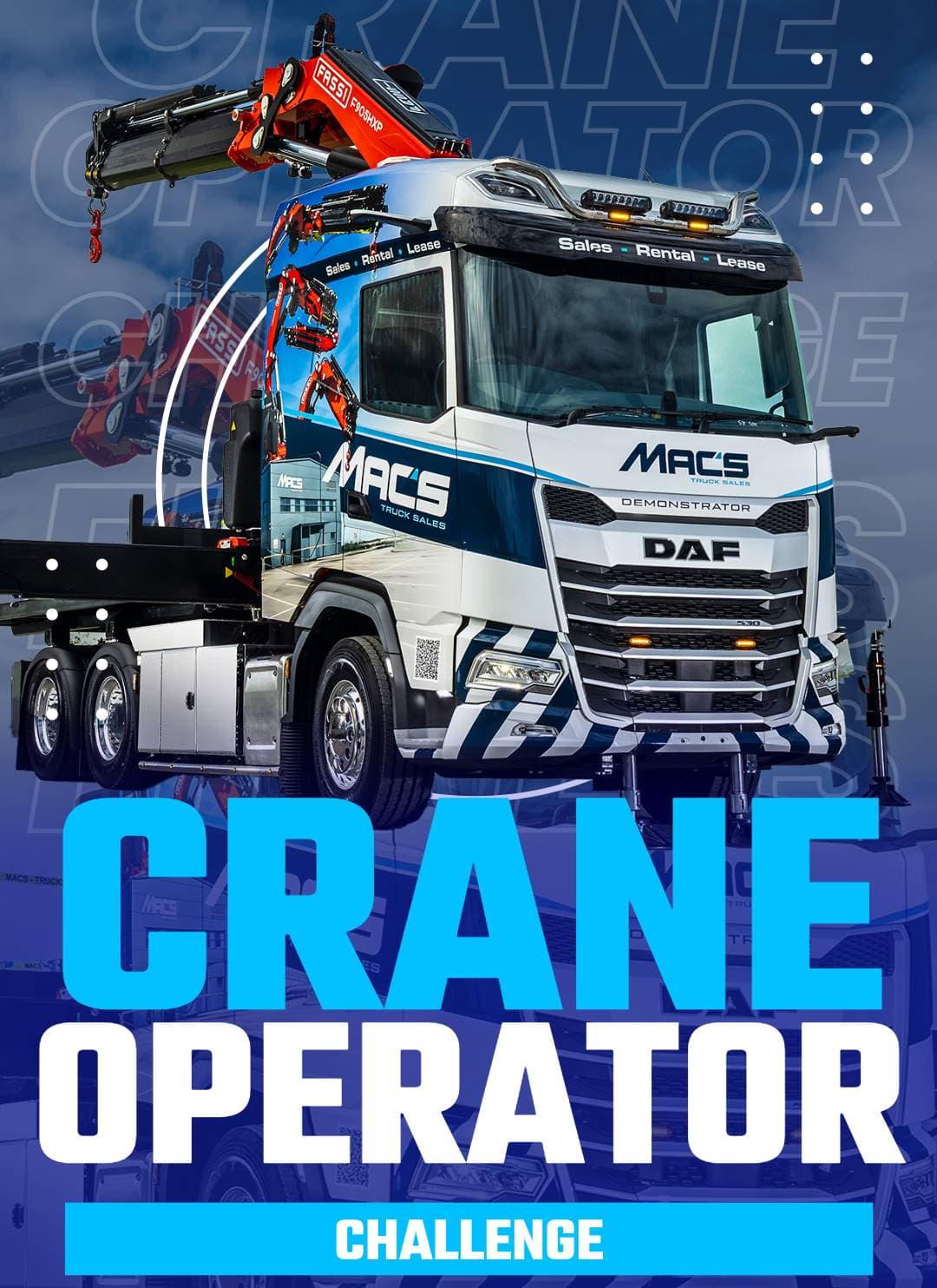 Mac’s Crane Operator Challenge & Open Day 6th Sept