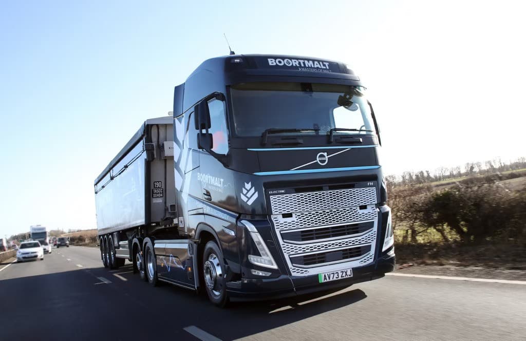 Boortmalt and Bartrums craft new greener chapter with Volvo FH Electric
