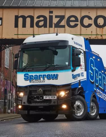 Sparrow Recovery adds UK's first 120 tonne Renault Trucks C520 recovery vehicle to fleet