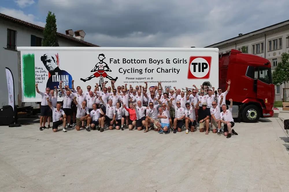 TIP’s ‘Fat Bottomed Boys & Girls’ charity bike ride raises record £127,000