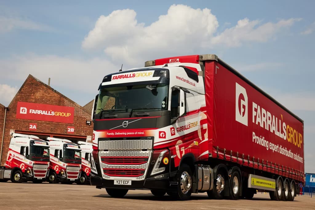 Farrall's Group welcomes 10 new high-spec Volvo FH trucks in fleet expansion
