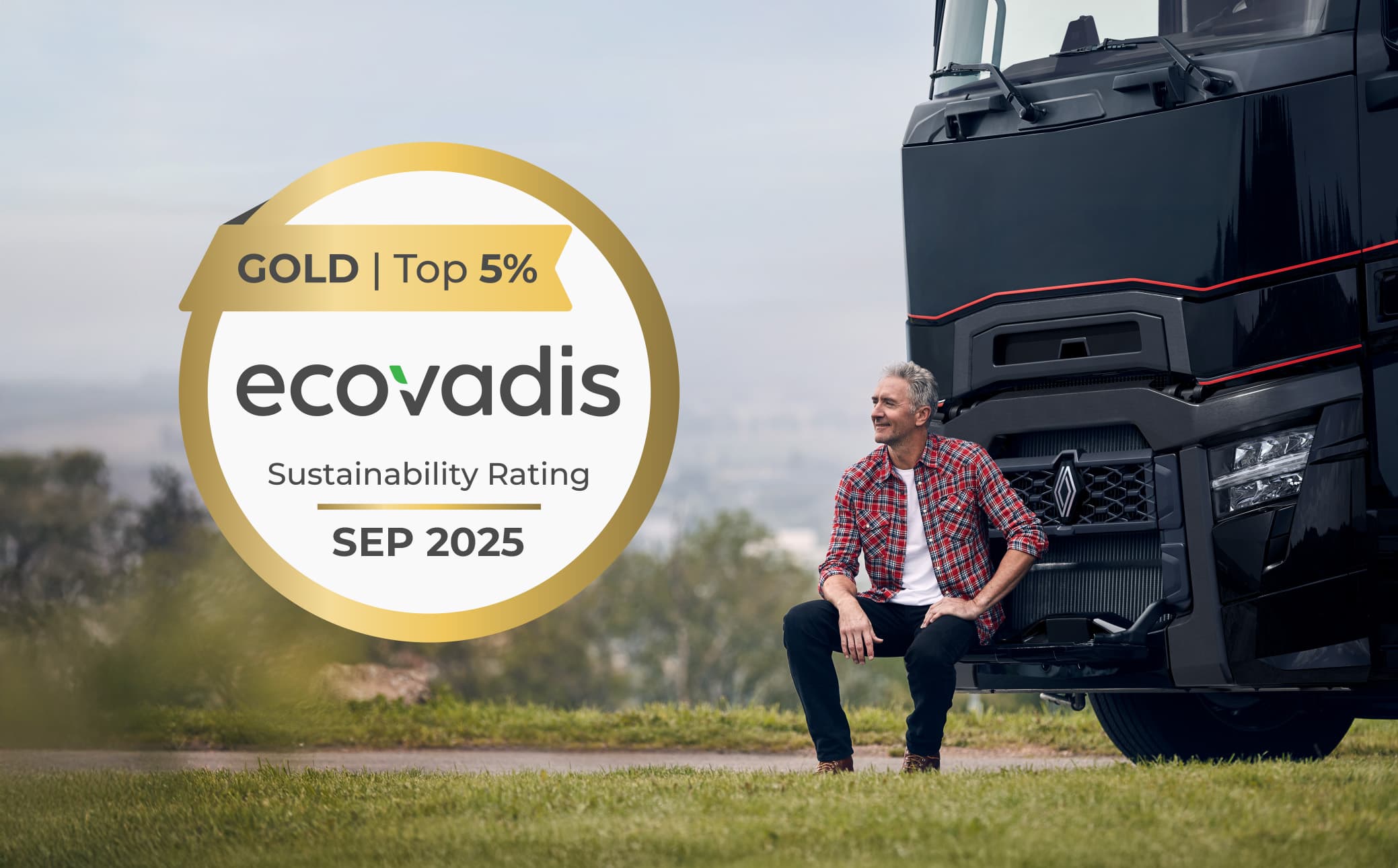 Ecovadis Gold: Seven Consecutive Years of CSR Excellence for Renault Trucks