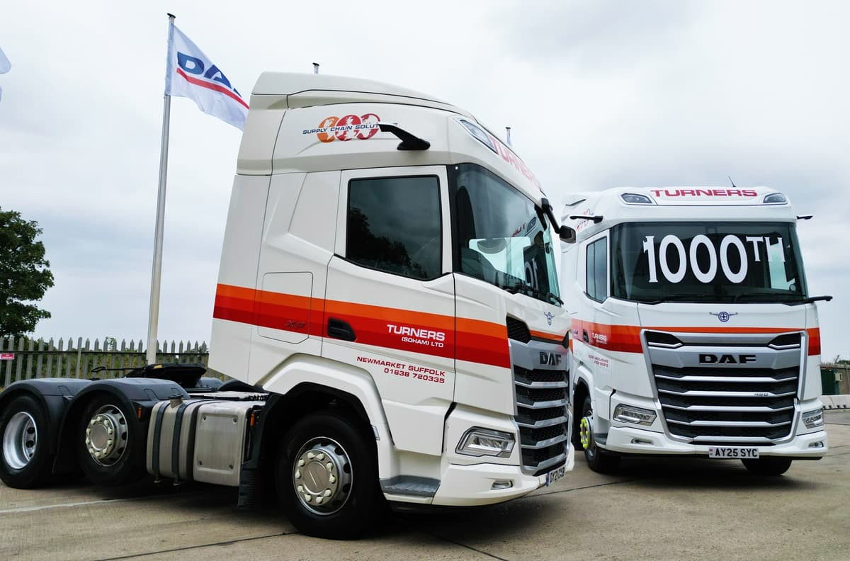 Turners reaches 1,000 New Generation DAF landmark