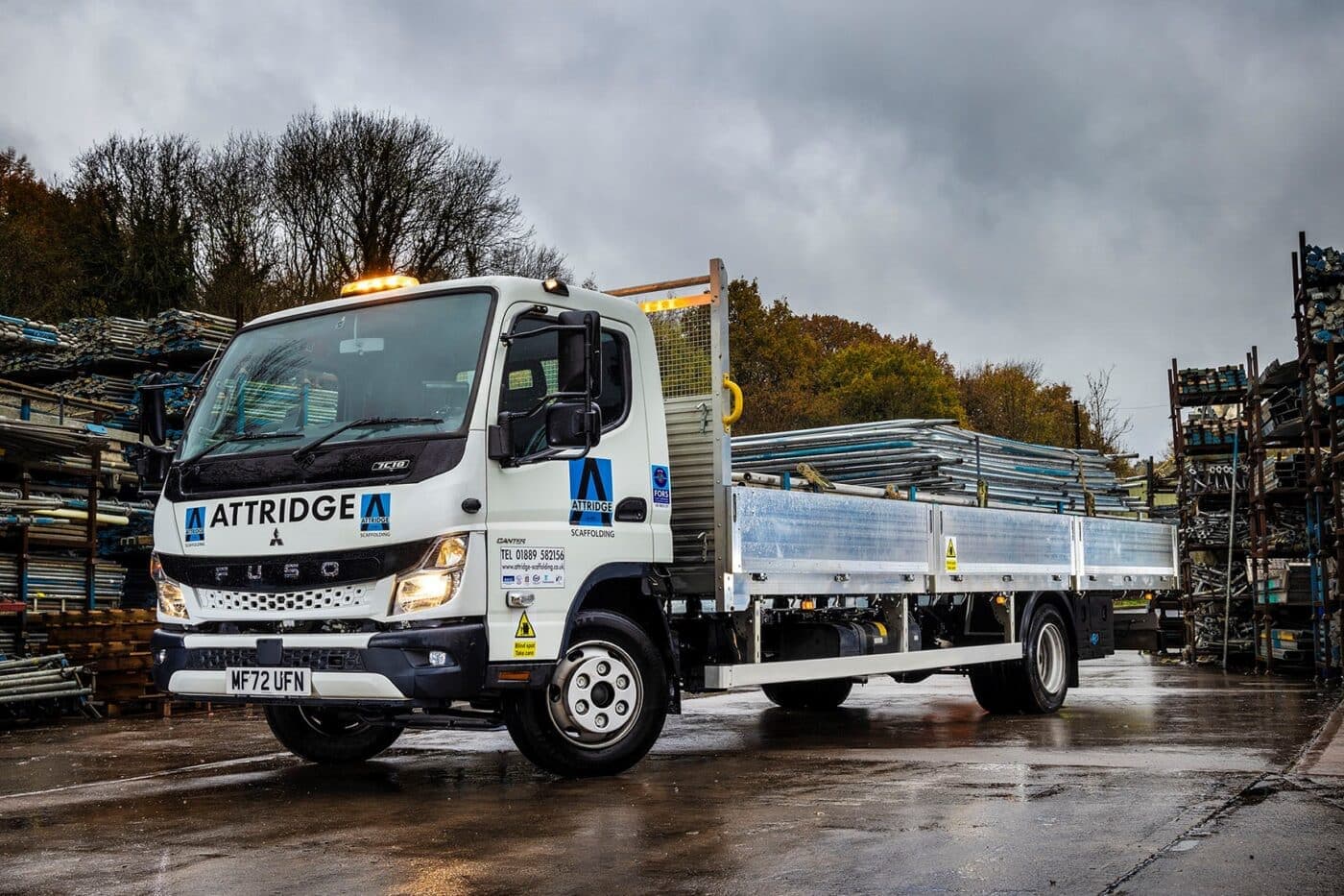 ALL-NEW FUSO CANTER IS ON THE UP FOR ATTRIDGE SCAFFOLDING