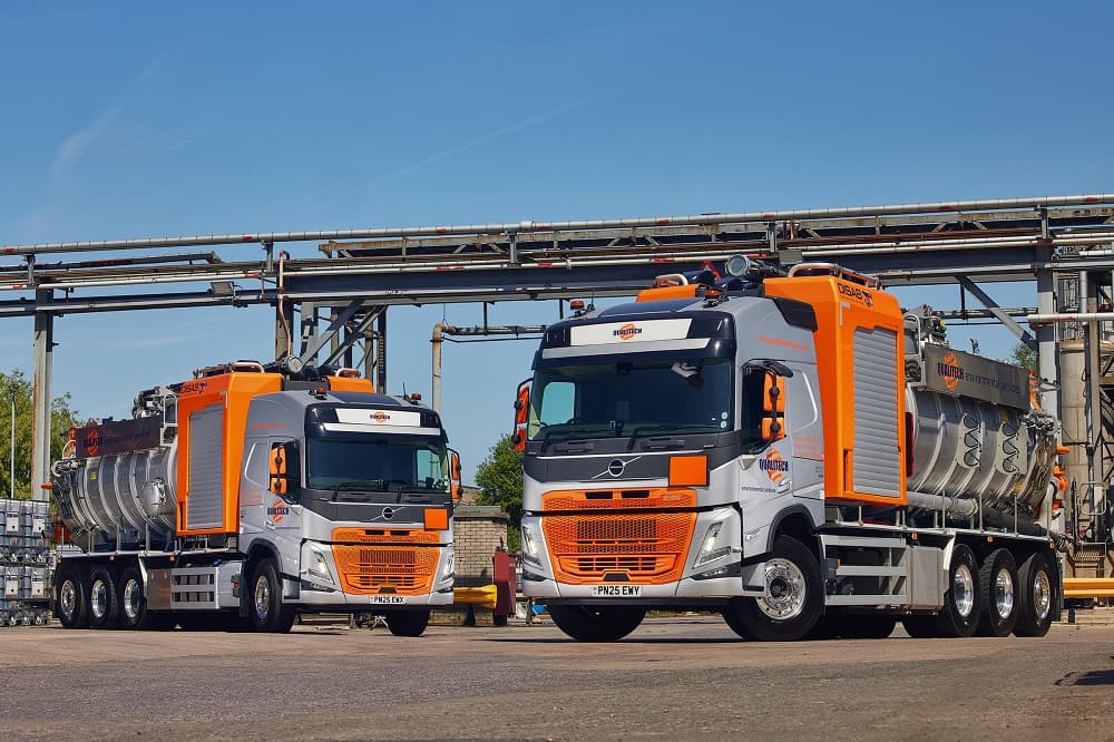 Volvo hoovers up more business at Qualitech with unique ADR-specified Volvo FM rigids