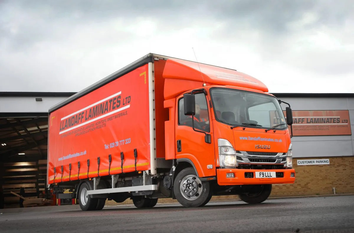 First Isuzu for Llandaff Laminates