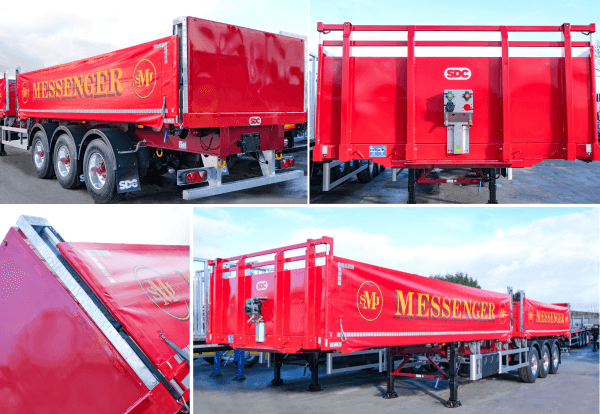 S J Messenger Expands Fleet with 12 New SDC Platform Trailers