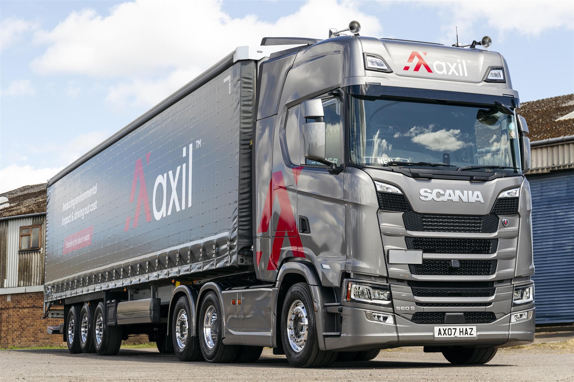 New UK-built trailers deliver major impact for Axil Integrated Services