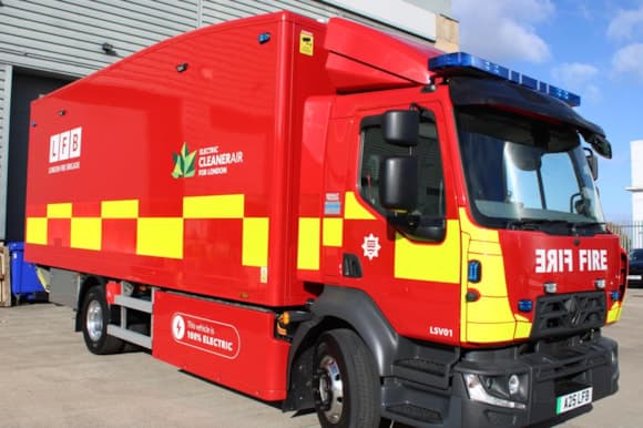 London Fire Brigade leads the way with new electric fleet