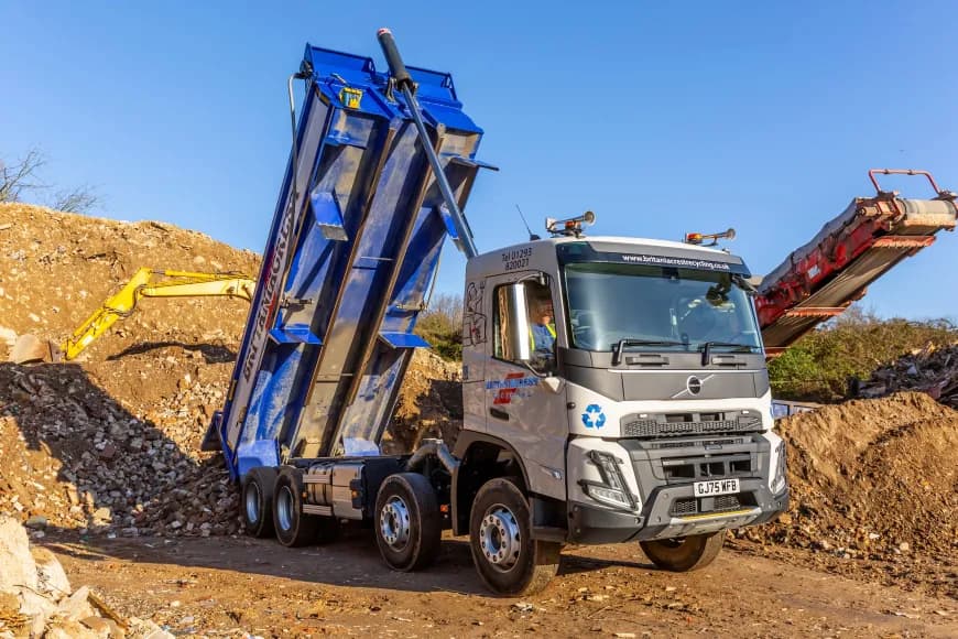 Britanniacrest Recycling grows its fleet with Volvo FMX Tipper and FH Aeros