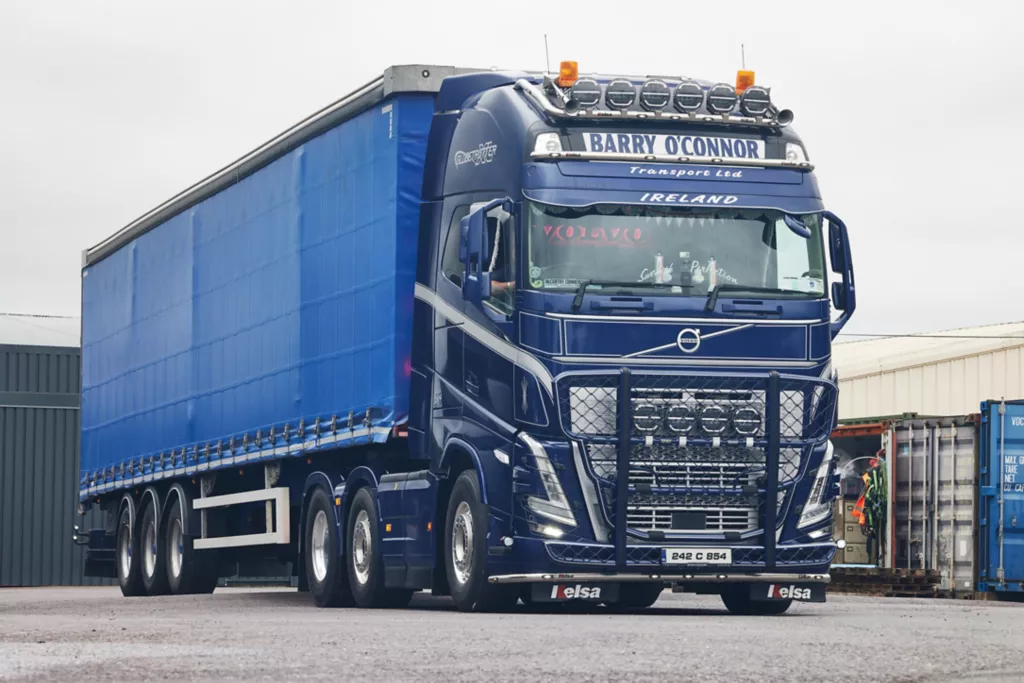 Barry O'Connor Transport Ltd pays tribute with special Volvo FH 540 tractor unit