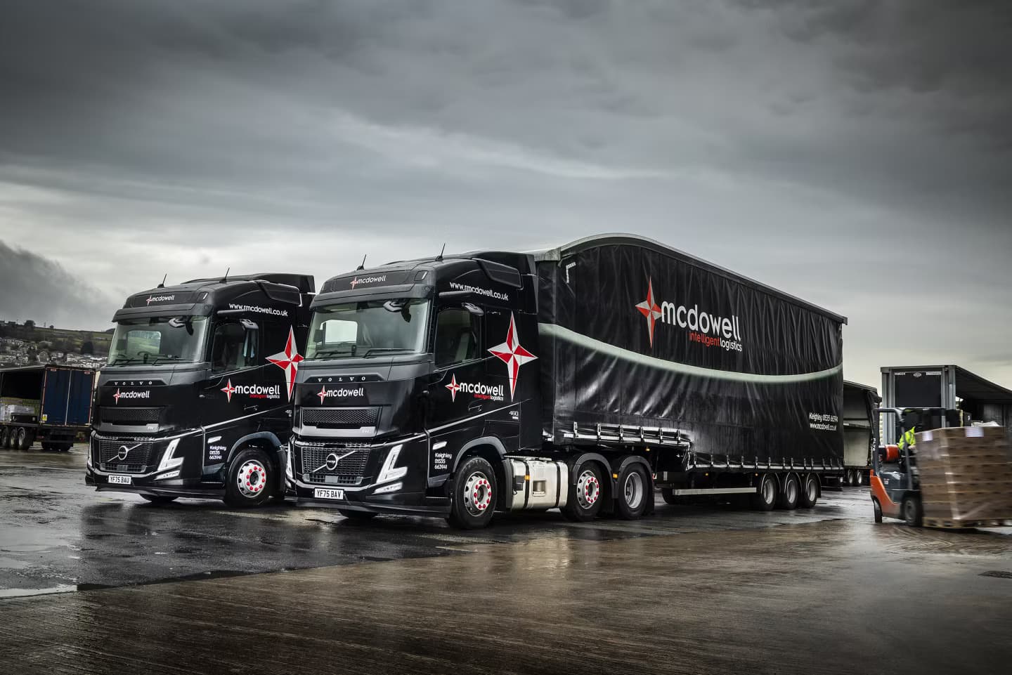 Fuel returns see R McDowell Haulage & Distribution choose three Volvo FH Aeros