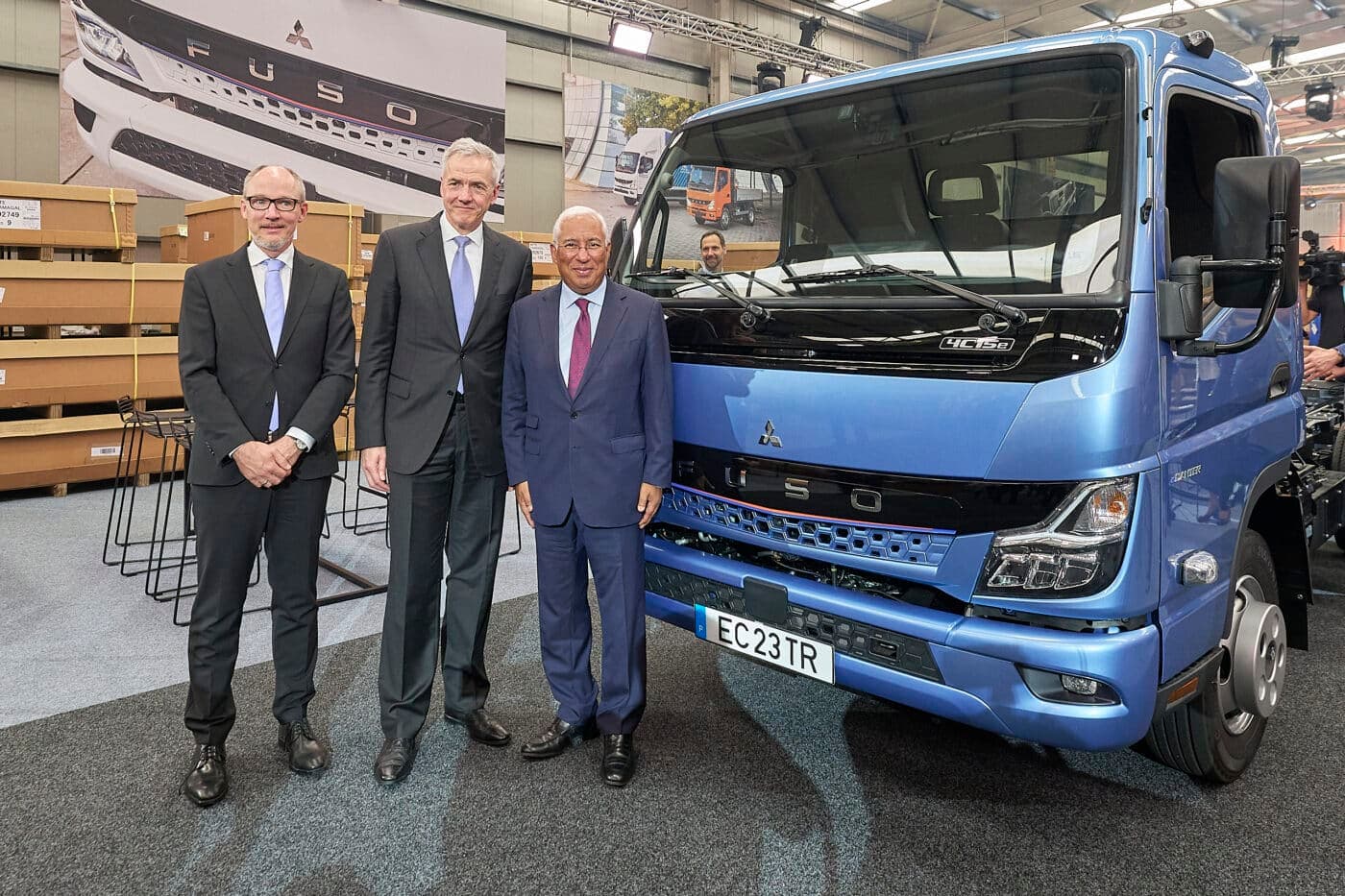 IN SERIES PRODUCTION. FUSO CELEBRATES THE START OF PRODUCTION OF THE NEXT GENERATION eCANTER.