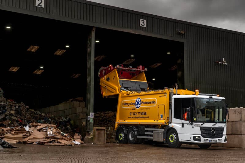 Recycling Partnership fleet comes of age with 21st Mercedes-Benz Econic