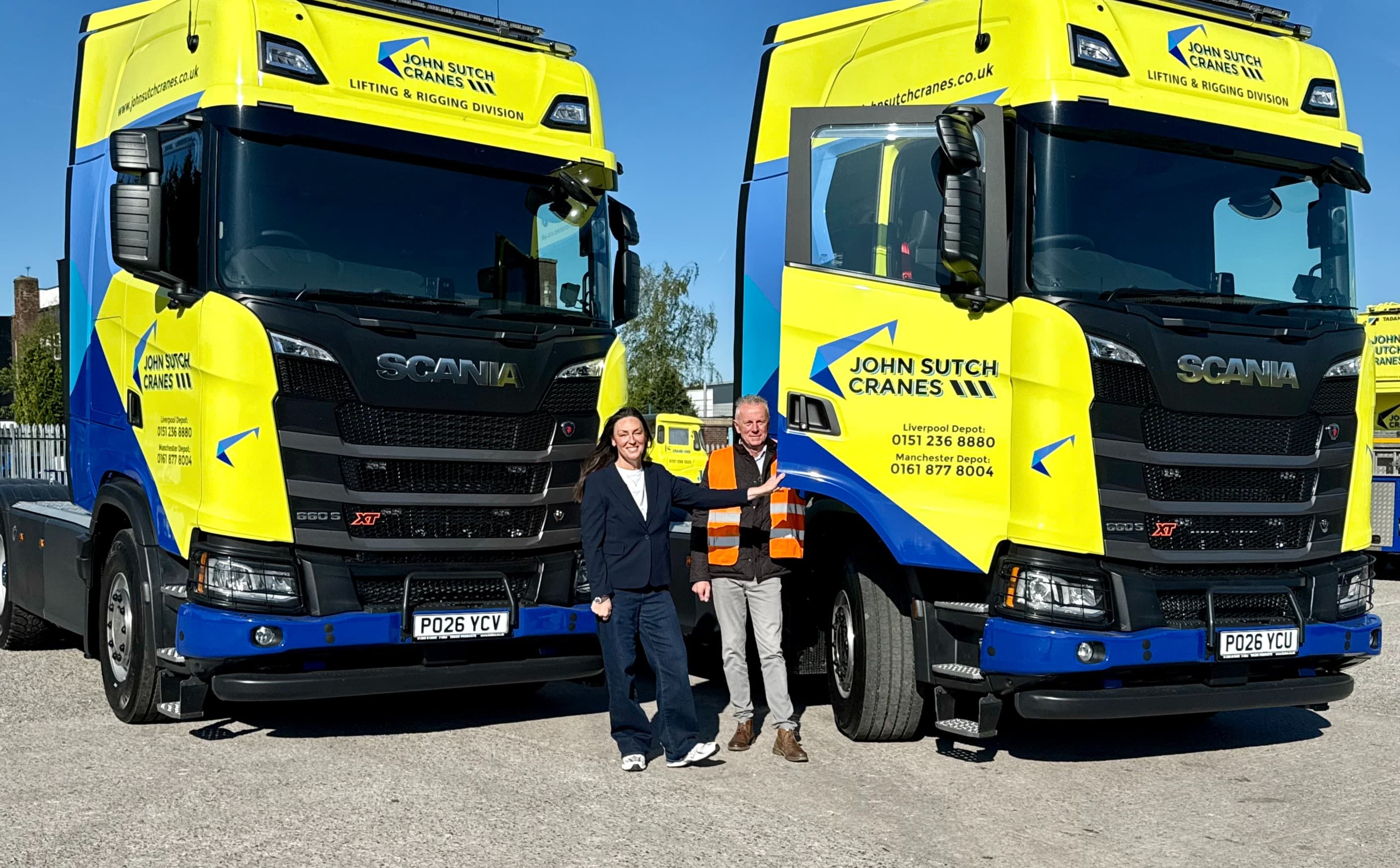 John Sutch Cranes pushes fleet investment beyond £1m with latest Scania order