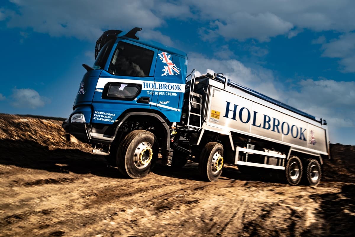 New DAF XDC tippers boost fleet expansion for Rory J. Holbrook