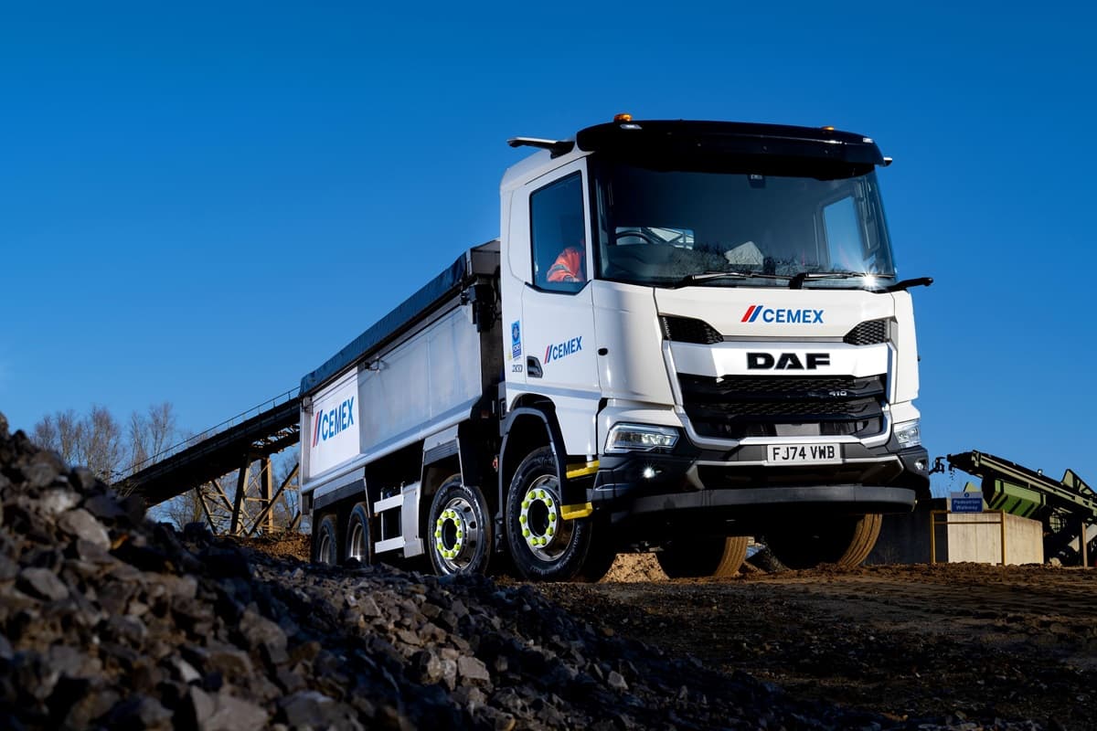 Cemex receives 20 new DAF XD 8x4s in replacement vehicle programme