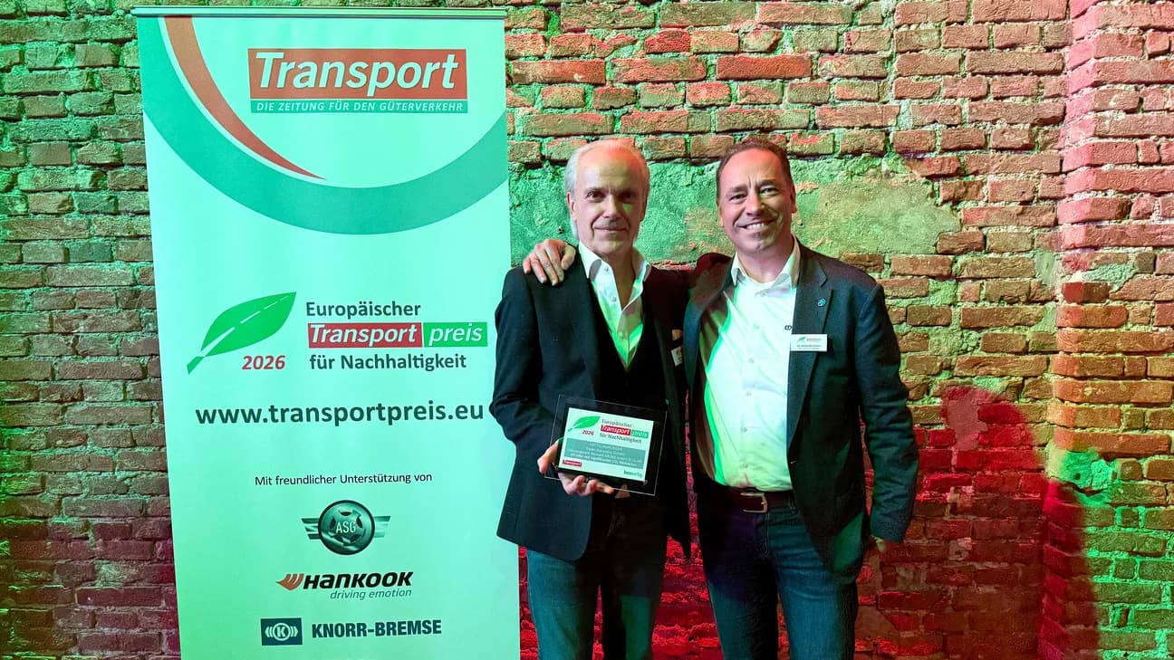 eTrailer wins the European Transport Prize for Sustainability 2026