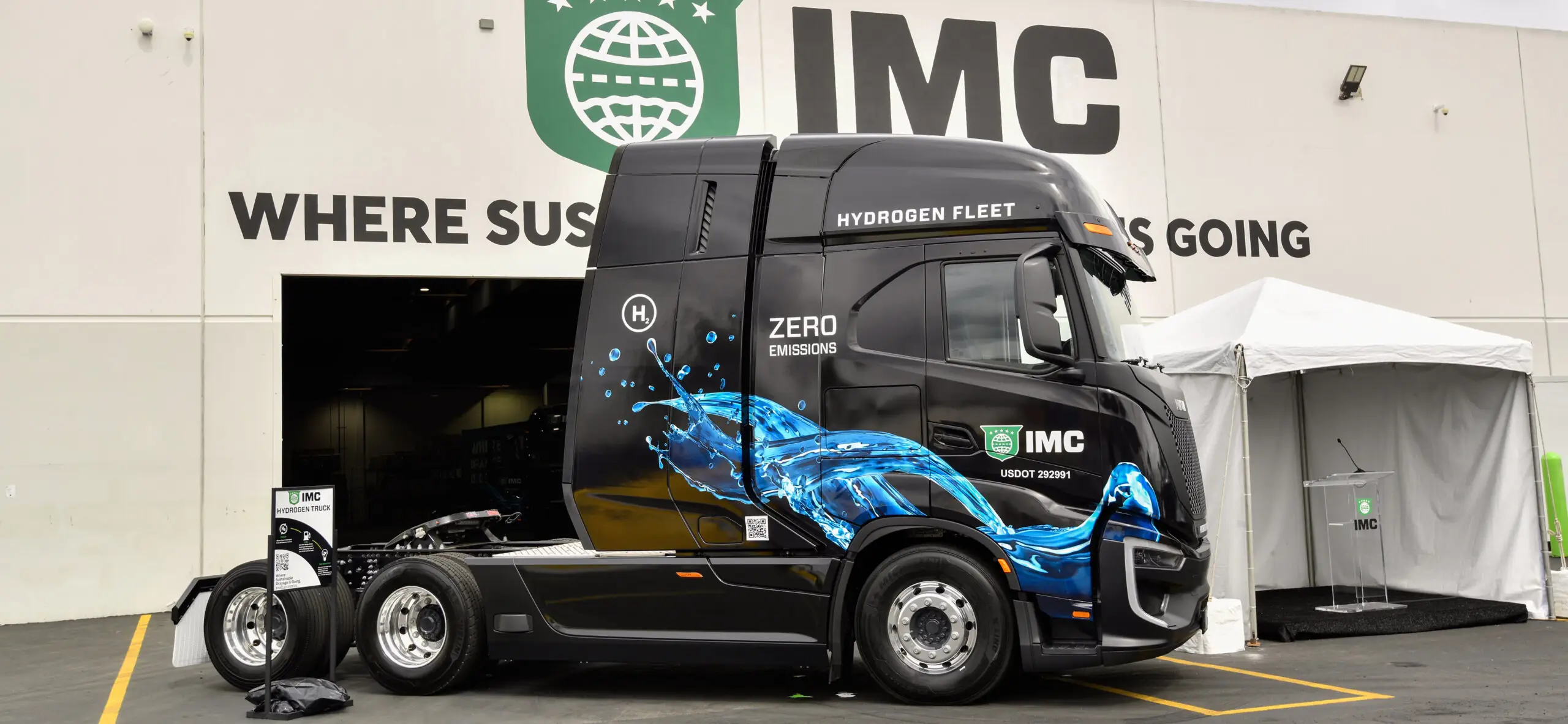 IMC Unveils Design of its 50 Nikola Hydrogen Fuel Cell Electric Trucks at Grand Opening of Sustainable Facility