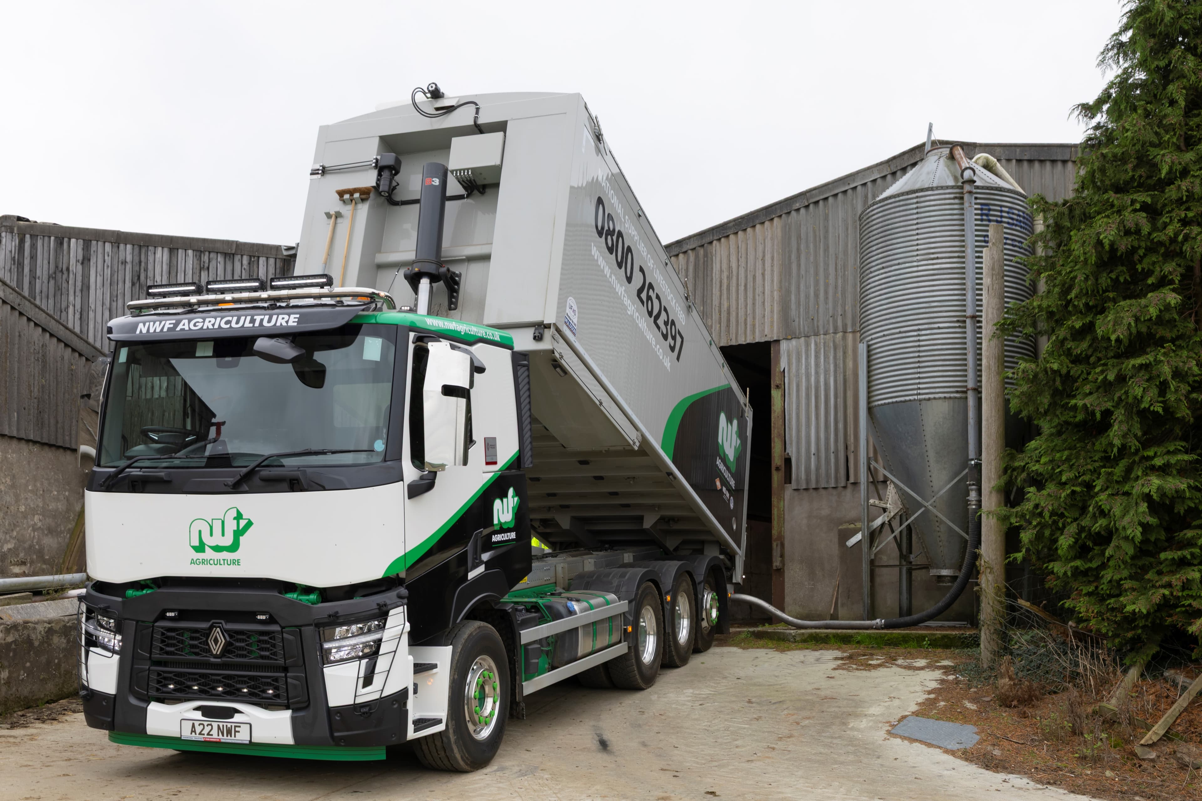 NWF Agriculture strengthens fleet with second Renault Trucks C480 8x4 Tridem from Diamond Trucks