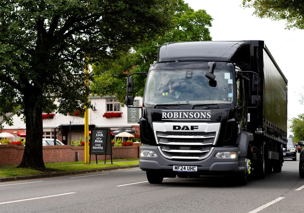 Robinsons rolls out the barrel with new DAF XB dray fleet