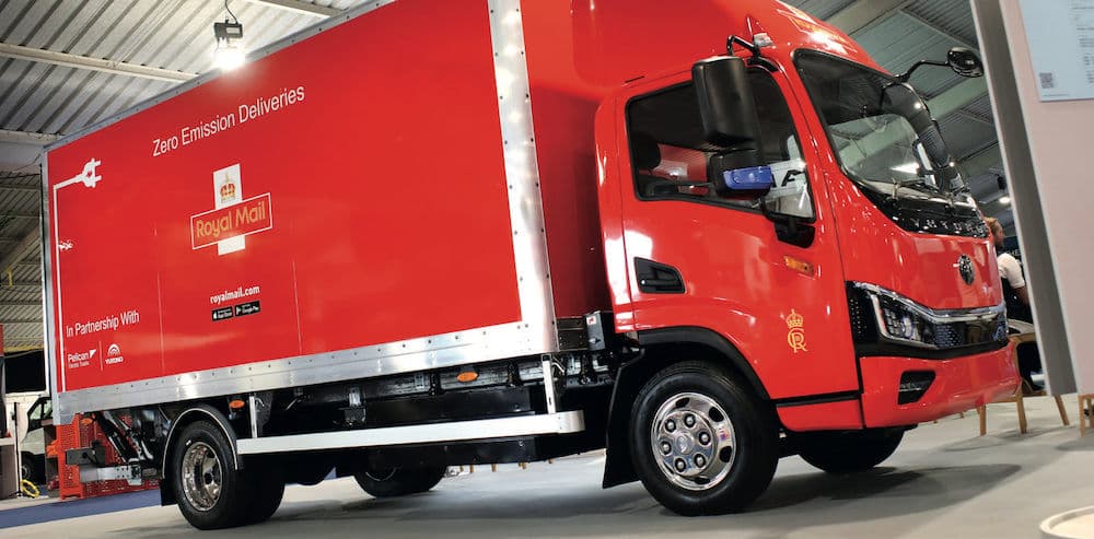 Pelican backs Royal Mail eHGV trial