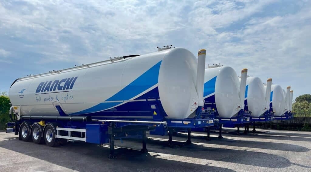 Kässbohrer and Adami Trasporti S.p.A. Establish Partnership with Delivery of 5 Tipping Silos K.SSK 60