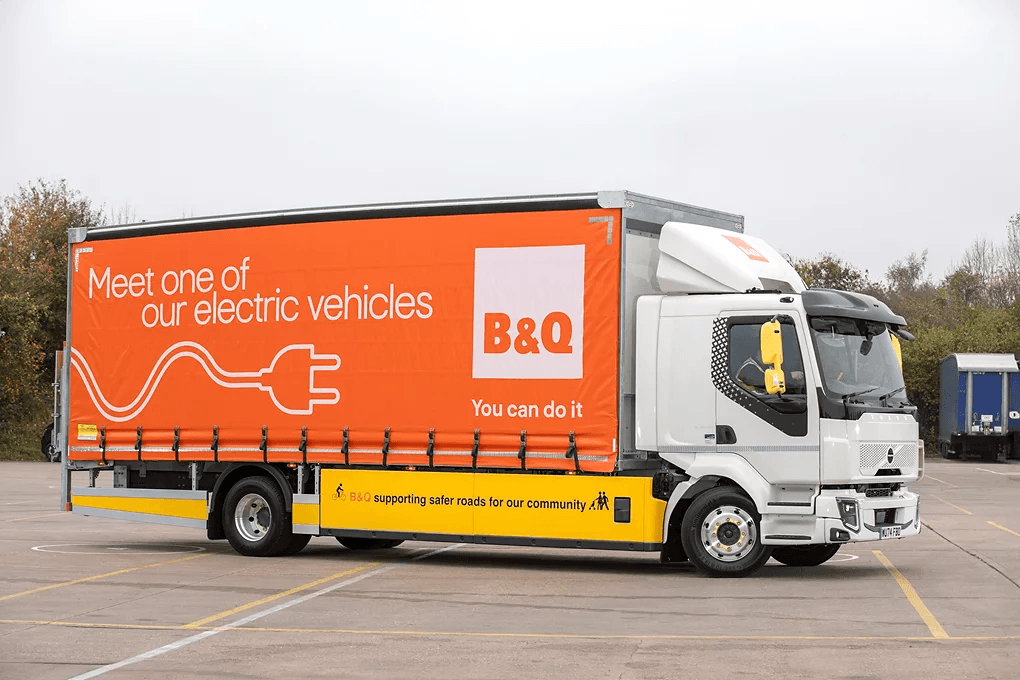 B&Q’s Electric Vehicle Fleet media alert