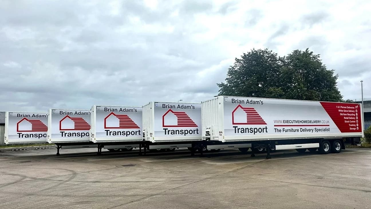 Brian Adam’s Transport boosts white-glove fleet with new trailers from KRONE