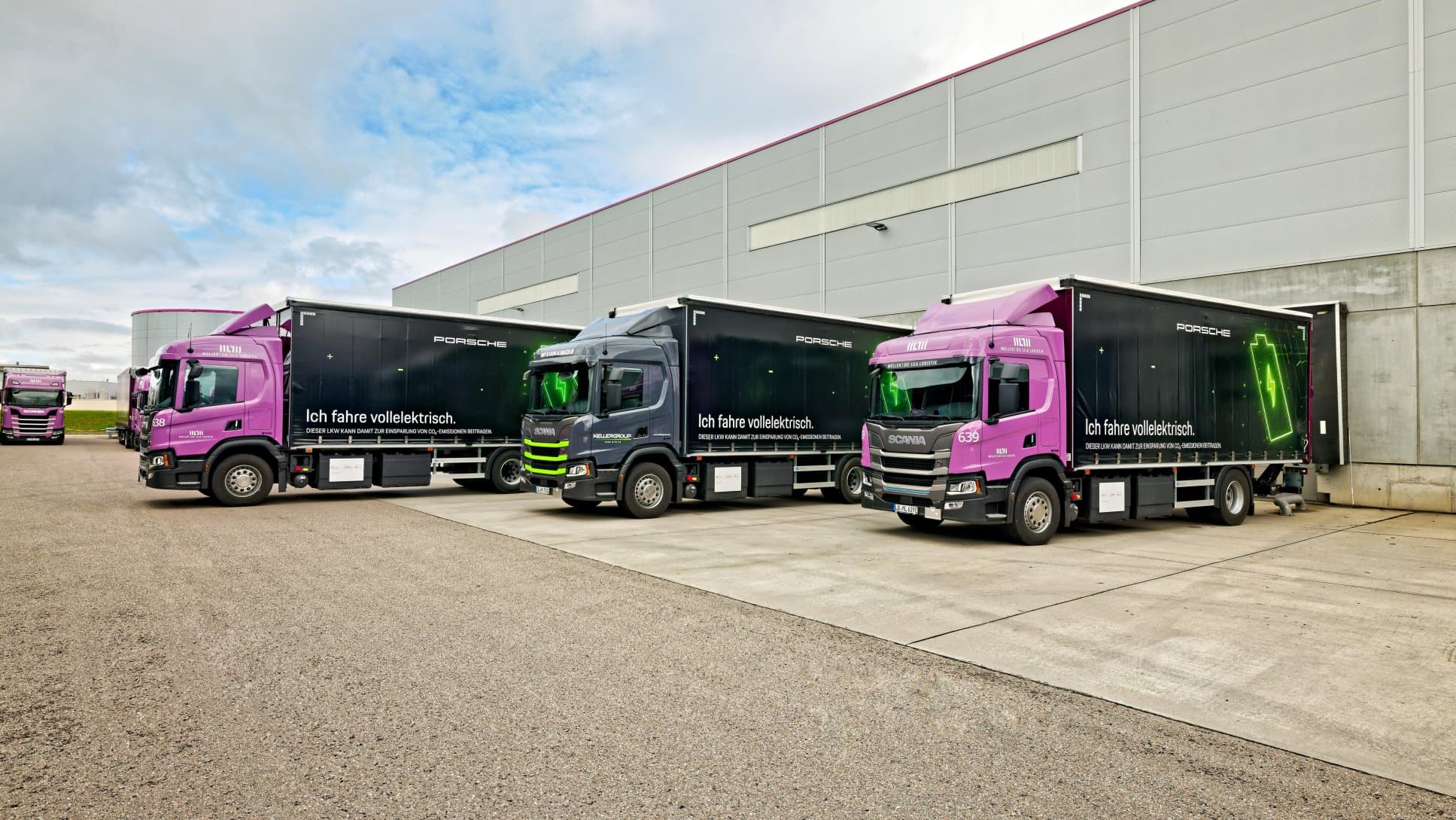 Porsche is increasingly focusing on alternative drives in its transport logistics