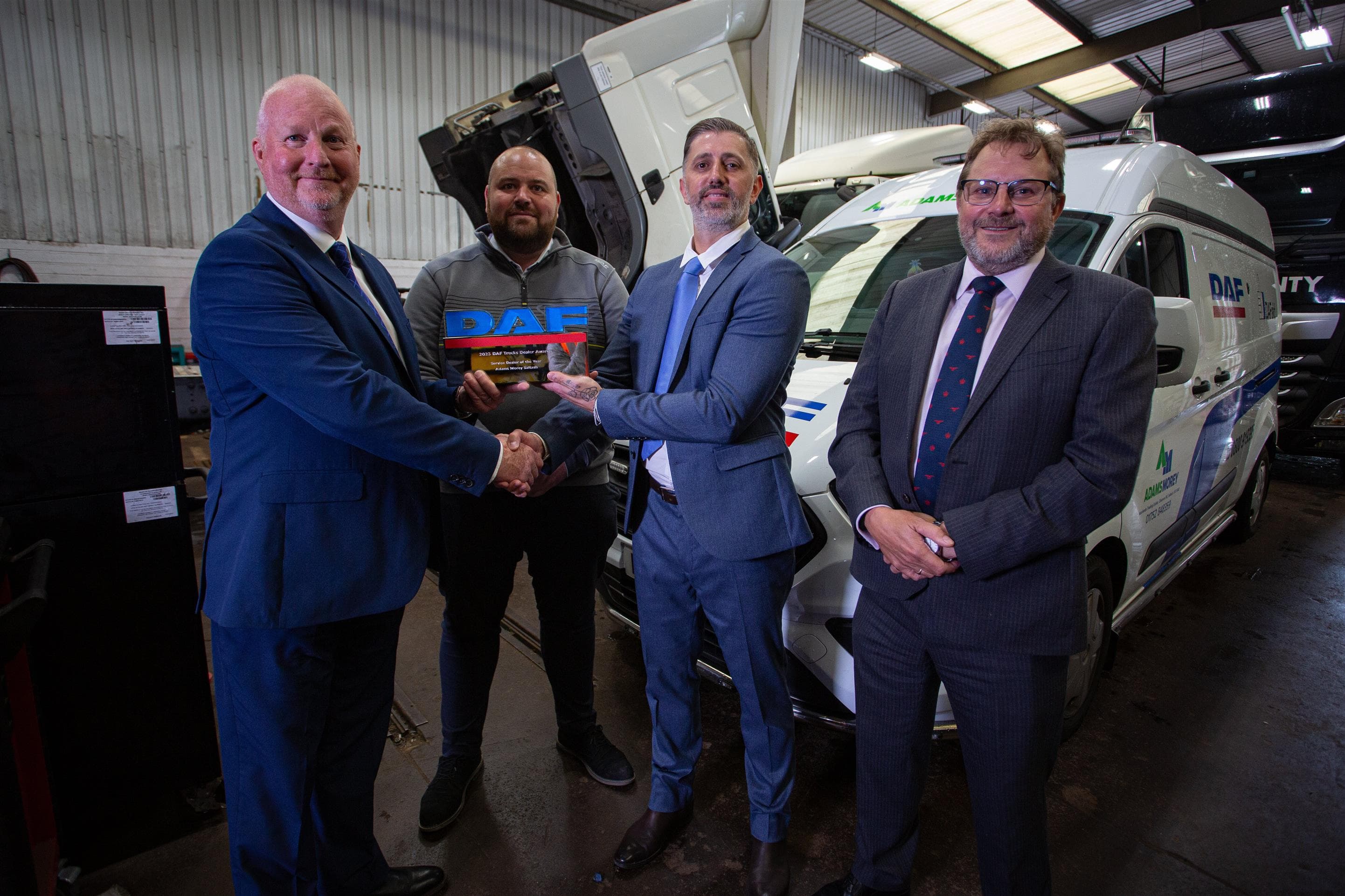 DAF service dealer of the year award announced