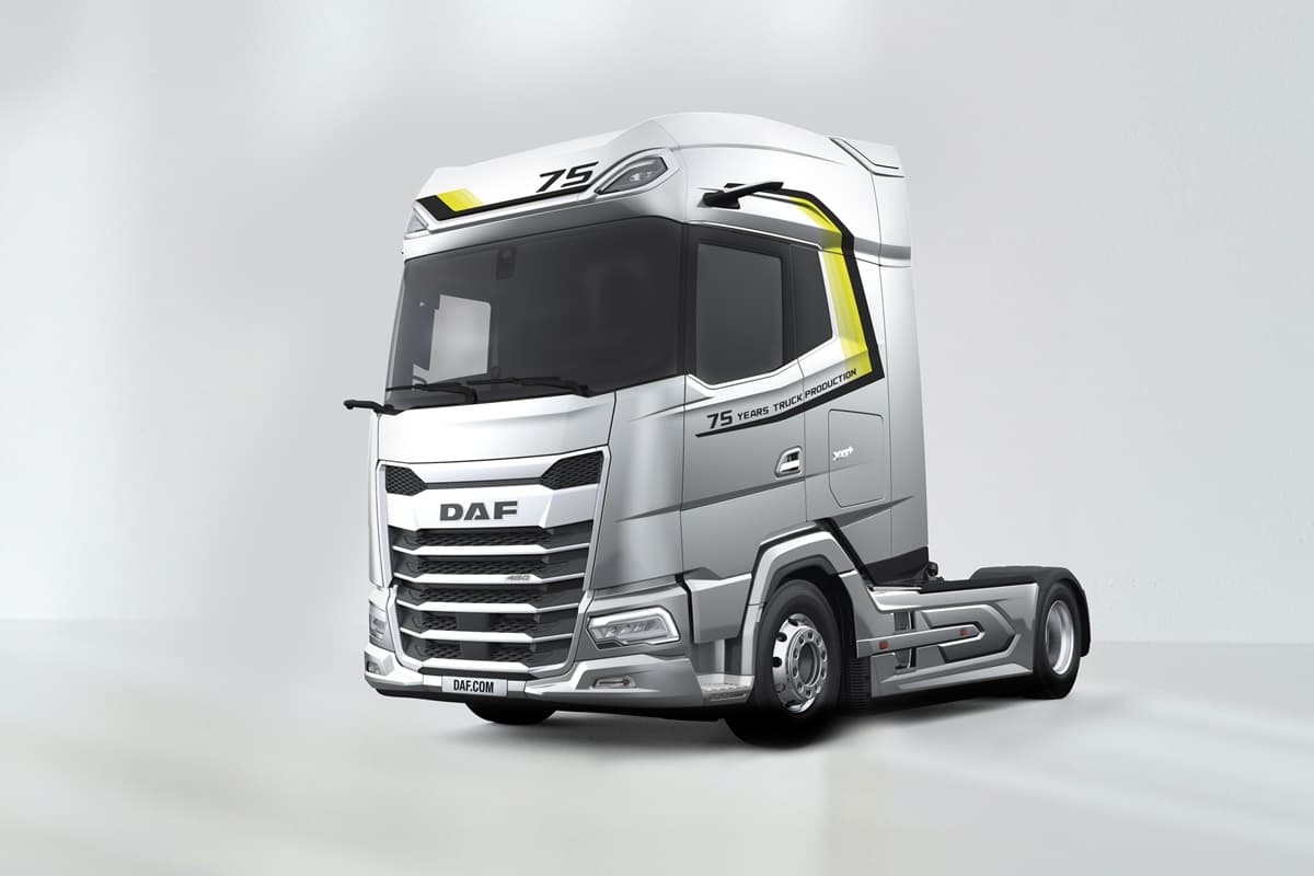 Unique DAF XG⁺ edition marks 75 years of truck production