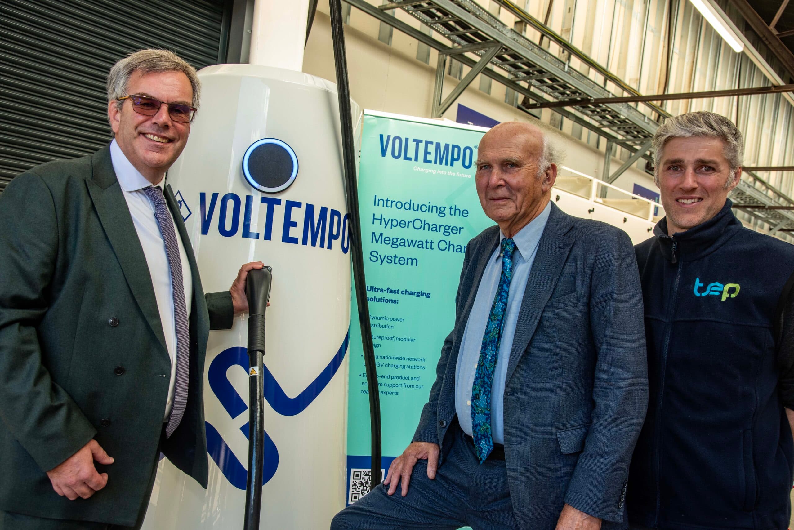 Voltempo celebrates start of series production for British-built HyperCharger