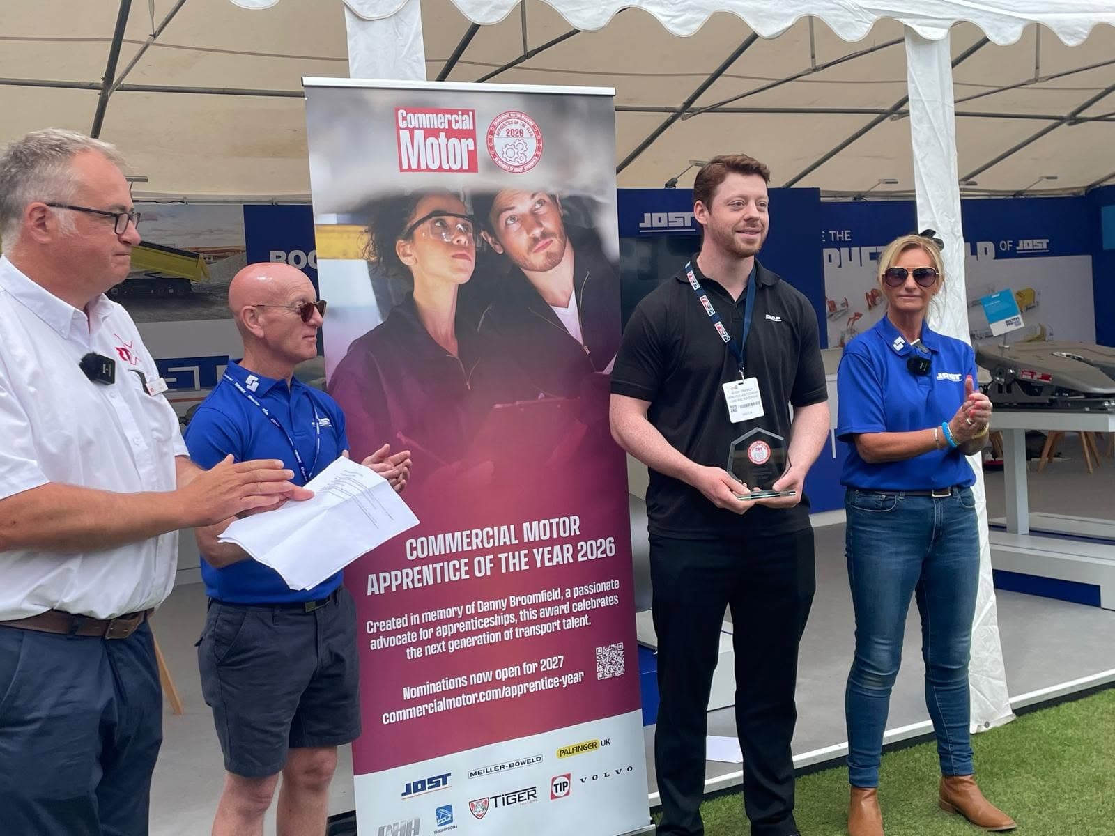 Bobby Franklin wins Commercial Motor Apprentice of the Year award 2026