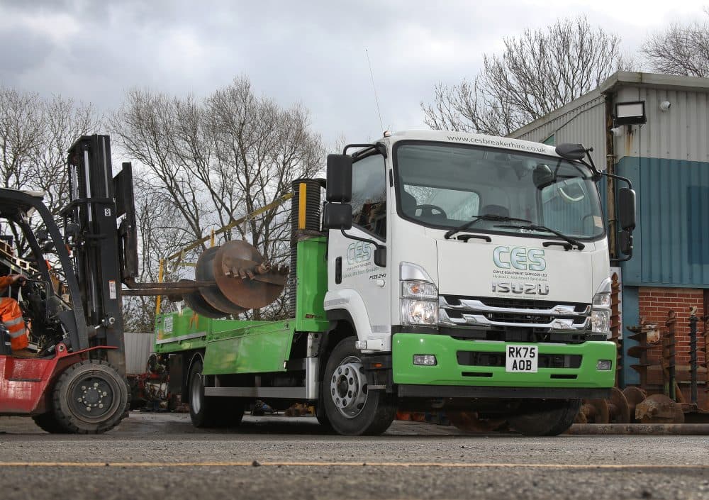 New ISUZU trucks do the heavy lifting