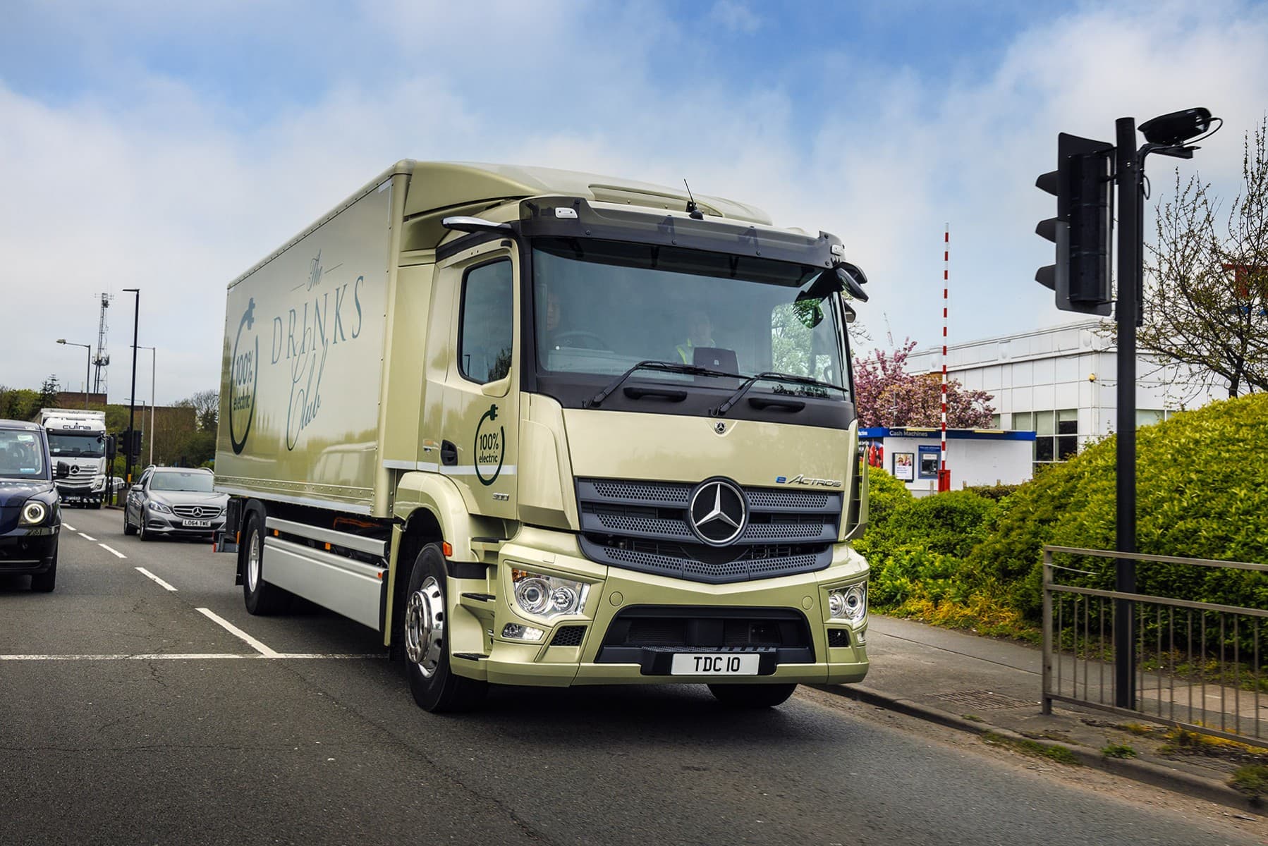 The Drinks Club raises a toast to its first electric Mercedes-Benz eActros