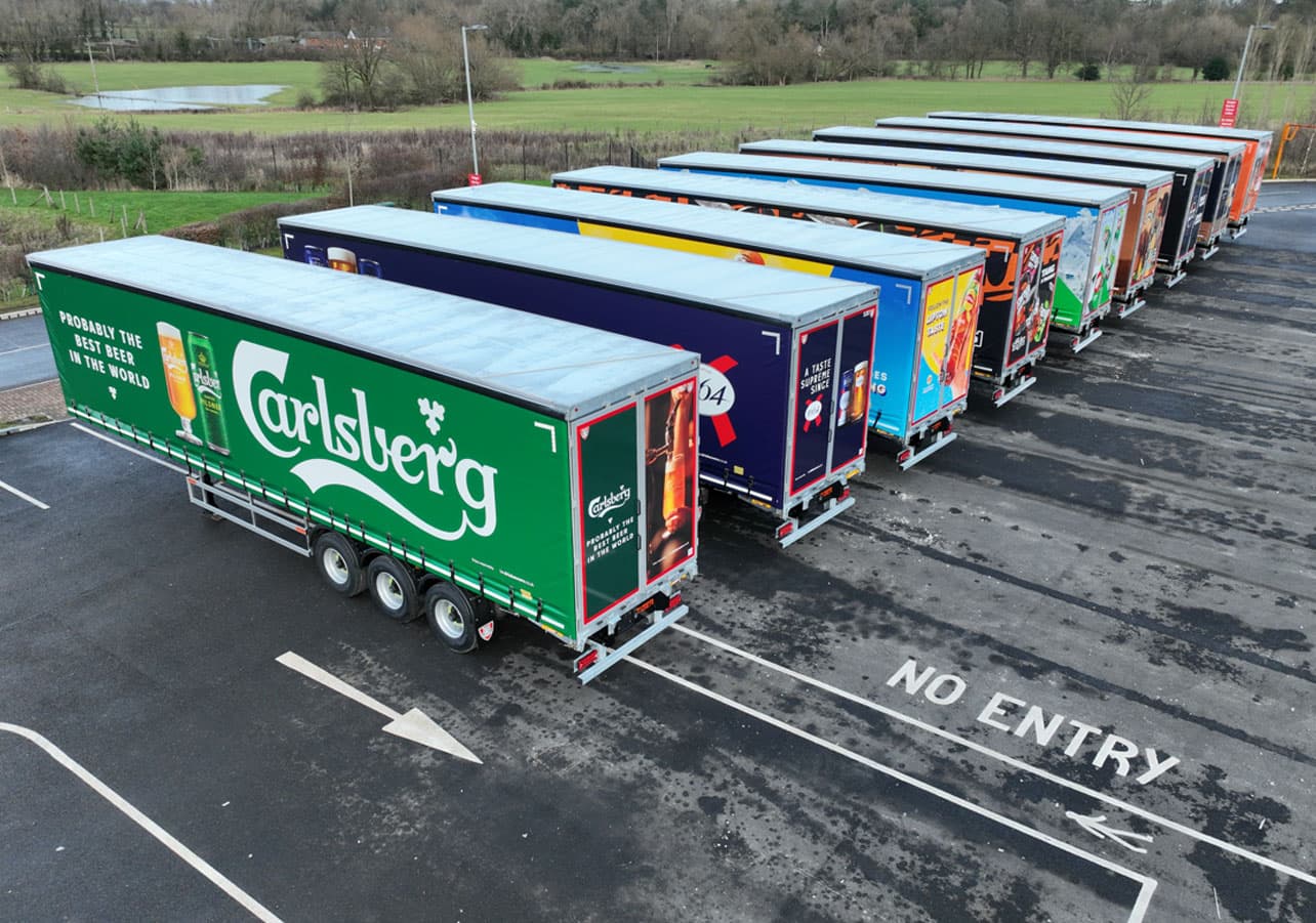 Carlsberg Britvic adds 37 Tiger trailers to its fleet