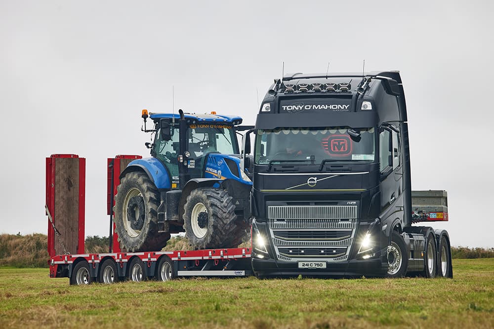 Tony O'Mahony sticks with Volvo with new 80-tonne FH16 750