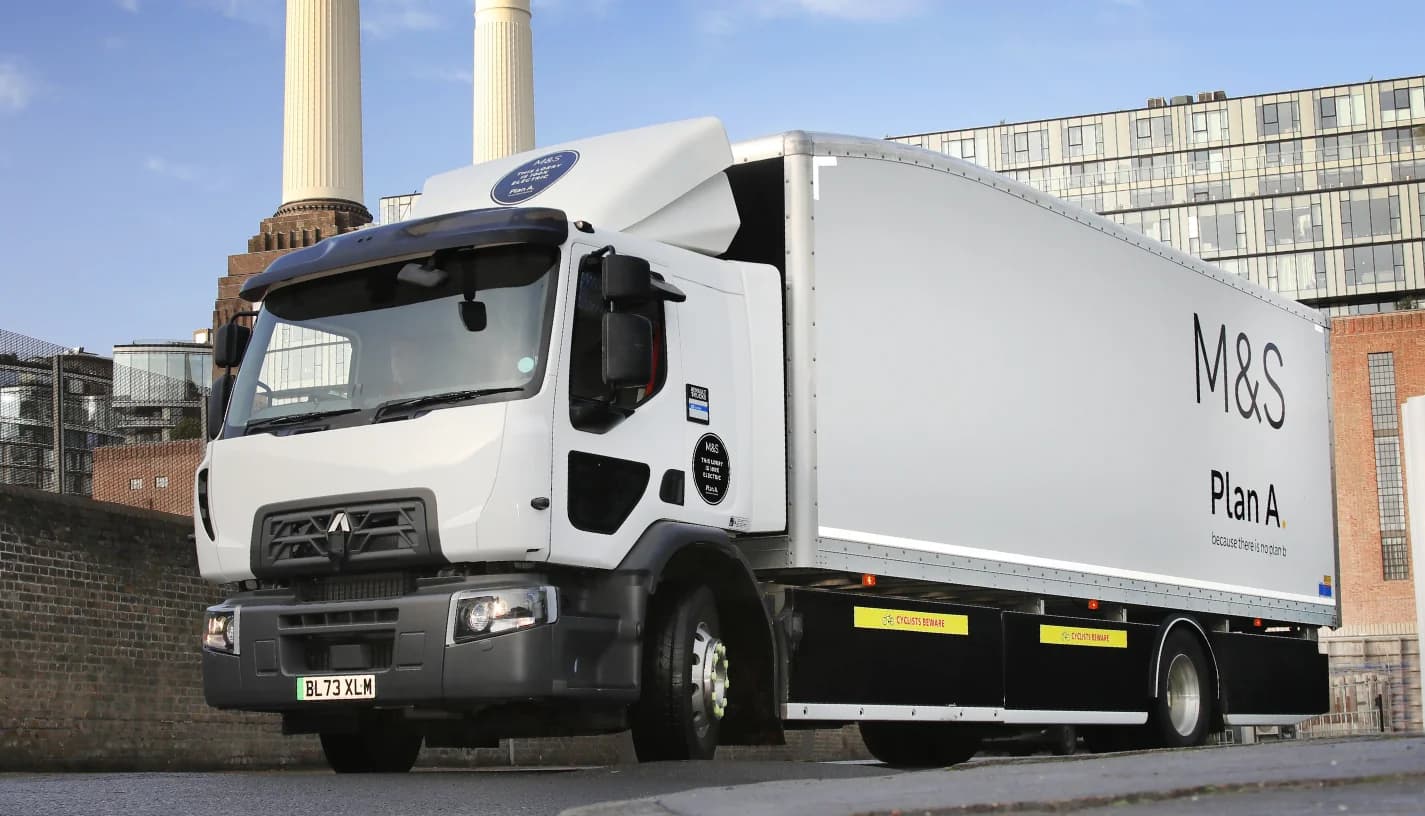 Vertellus powers M&S London electric fleet expansion with EV Discovery Programme trucks