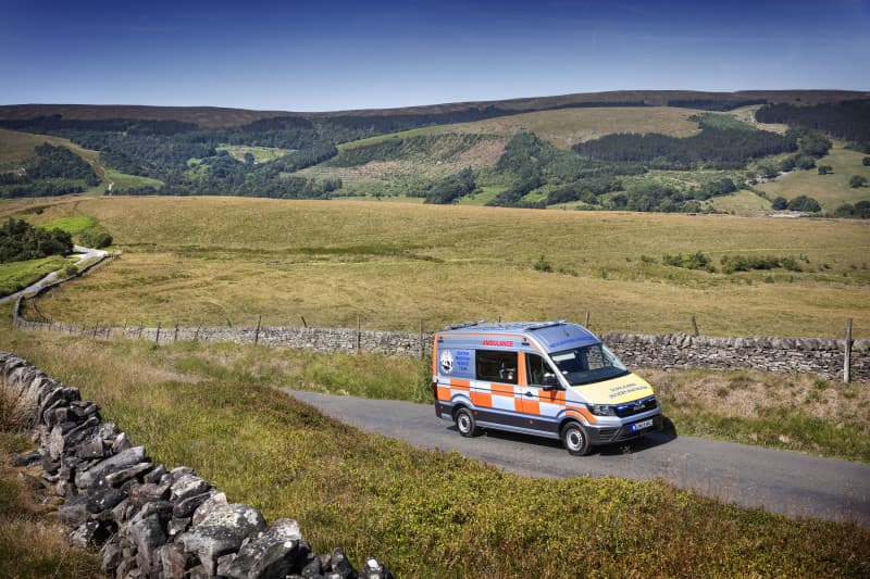 Buxton Mountain Rescue reaches new heights with their all-wheel-drive MAN TGE