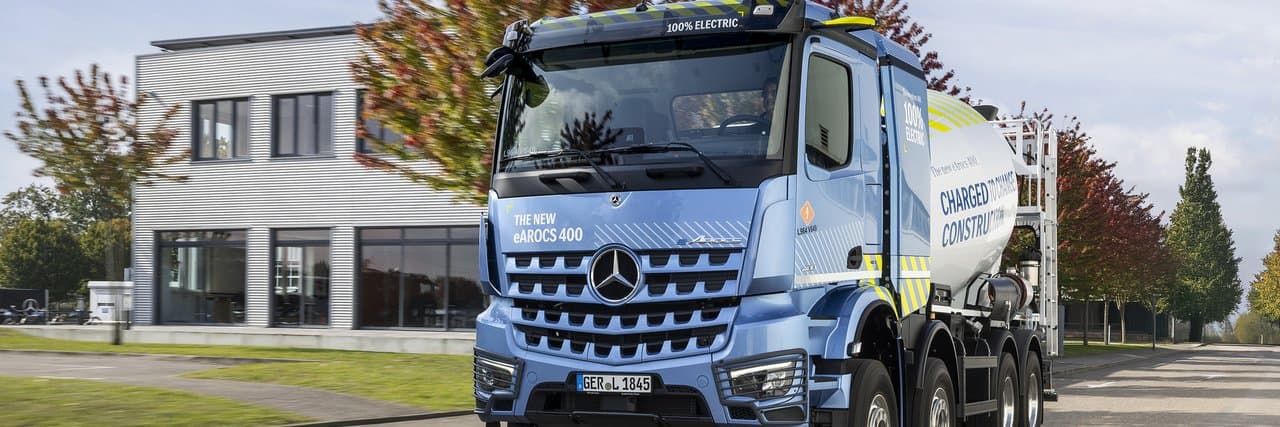 Mercedes-Benz eArocs 400: Battery Electric construction truck available to order starting in April